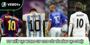 Top kiến tạo World Cup 2026 với 10 cú tạt chính xác 85%